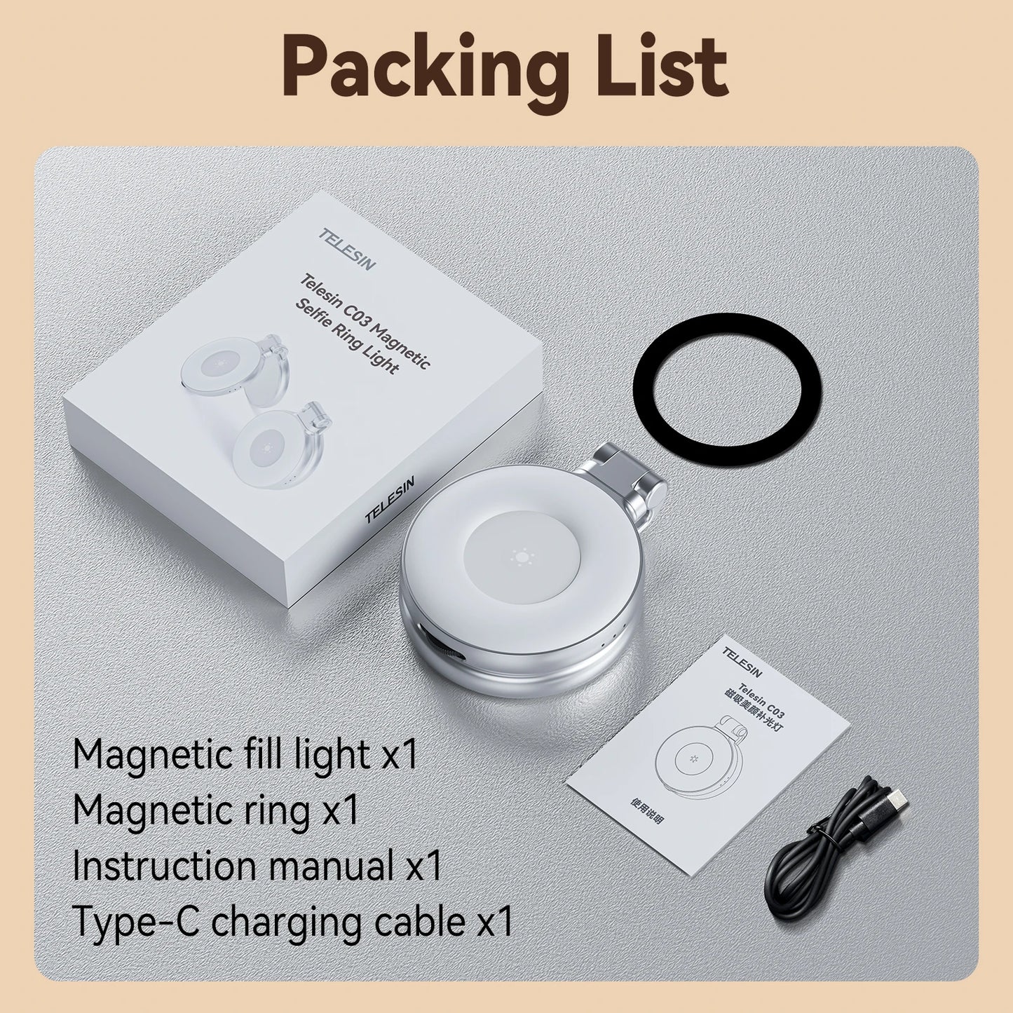 Magnetic Mini Selfie Light – Perfect Lighting Anytime, Anywhere! 💡📸