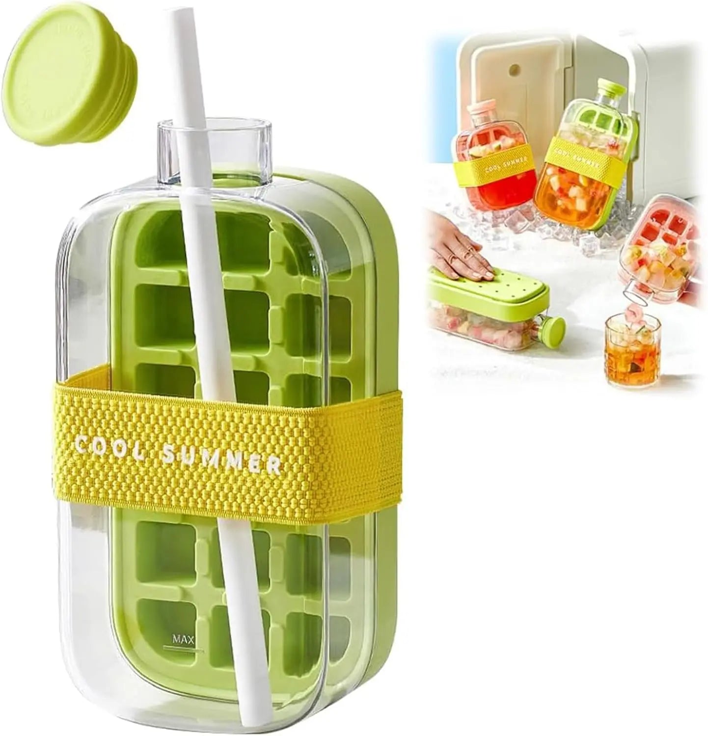 IceLuxe ❄️🥂 – Stylish Ice Ball Freezing Tray