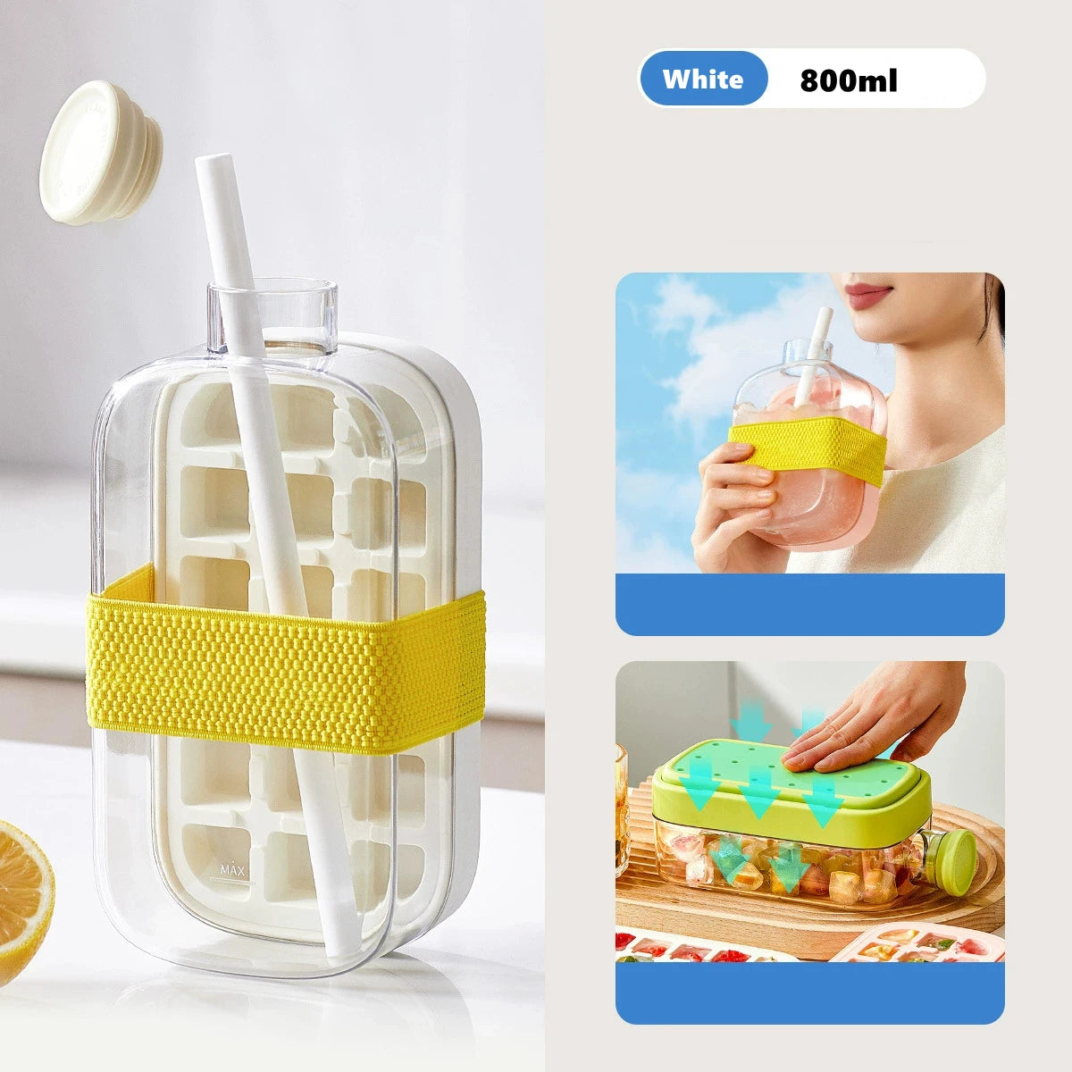 IceLuxe ❄️🥂 – Stylish Ice Ball Freezing Tray