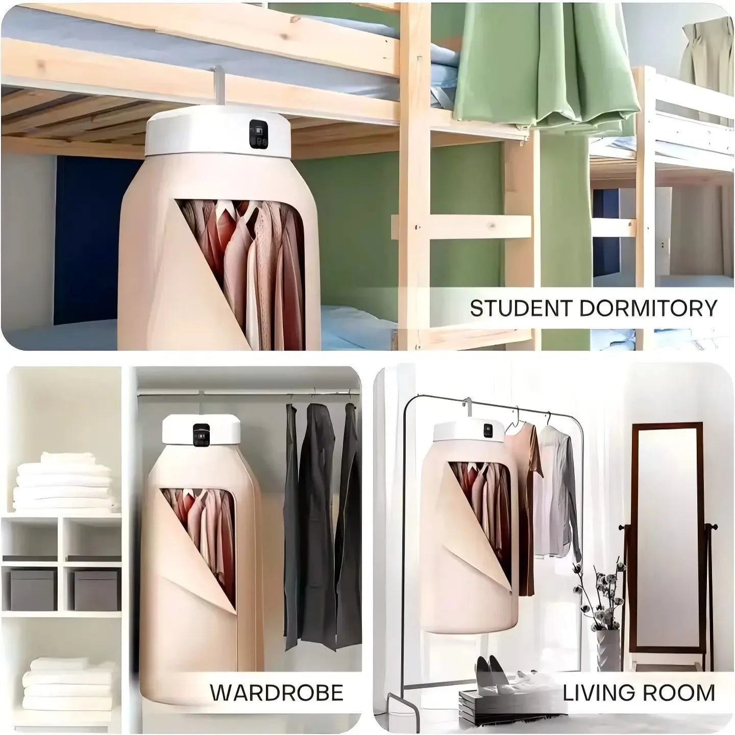 ✨ Multifunctional Portable Electric Clothes Dryer – Foldable, Compact & UV Sterilizing | 600W Dual Mode | UK/EU/US Plug Options ✨