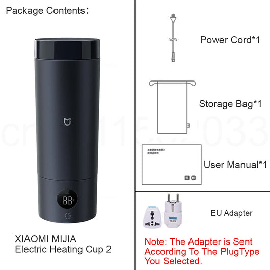 Portable Electric Heating Cup 2: 350Ml,6-Level Temp Control,12-Hour Keep Warm,316L Stainless Steel, Travel-Friendly