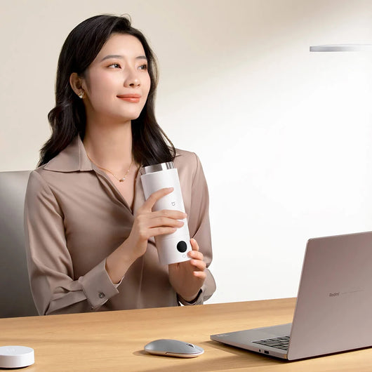 Portable Electric Heating Cup 2: 350Ml,6-Level Temp Control,12-Hour Keep Warm,316L Stainless Steel, Travel-Friendly