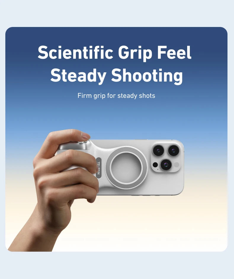 🎬 MagniFlex Phone Handle – Hands-Free Magnetic Phone Grip