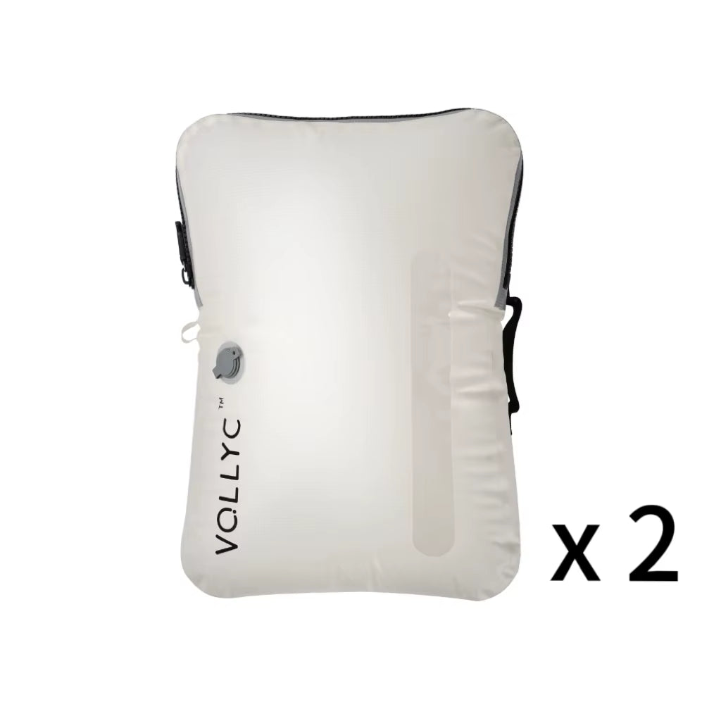 FLEXTAIL X VOLLYC EZYPACK - 25L Vacuum Storage Bag, Reusable Clothing Storage Bag, Travel Backpack Luggage Bag, 85% Compression