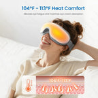 Eye Massager with Heat Smart Vibration Massager with Heat Airbag Compress Eye Mask Care Instrument Sleepping Eye Relax Fatigue