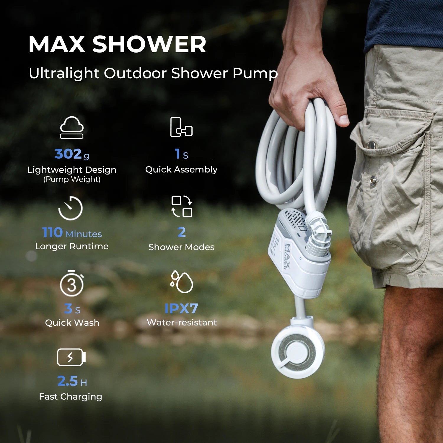 VELORA Outdoor Shower