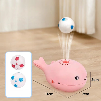 🐋 WhaleSpin Hover Buddy – Floating Ball Cat Teaser & Mini Fan