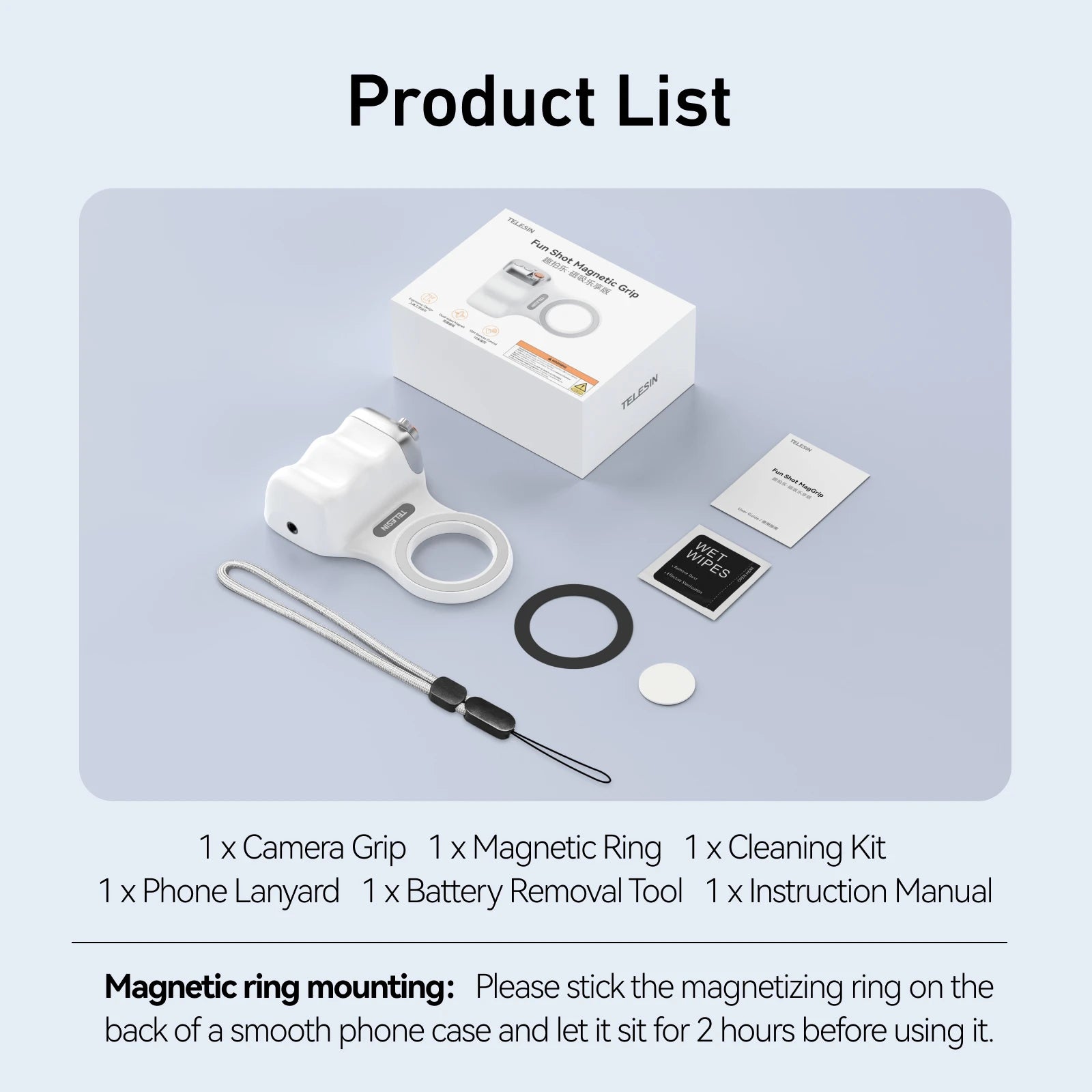 🎬 MagniFlex Phone Handle – Hands-Free Magnetic Phone Grip
