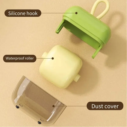 🌀 Mini Reusable Lint Roller – Washable, Strong Adhesive Hair & Dust Remover for Clothes, Pets & Furniture 🐾✨