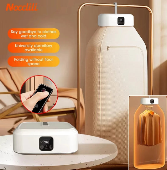 ✨ Multifunctional Portable Electric Clothes Dryer – Foldable, Compact & UV Sterilizing | 600W Dual Mode | UK/EU/US Plug Options ✨
