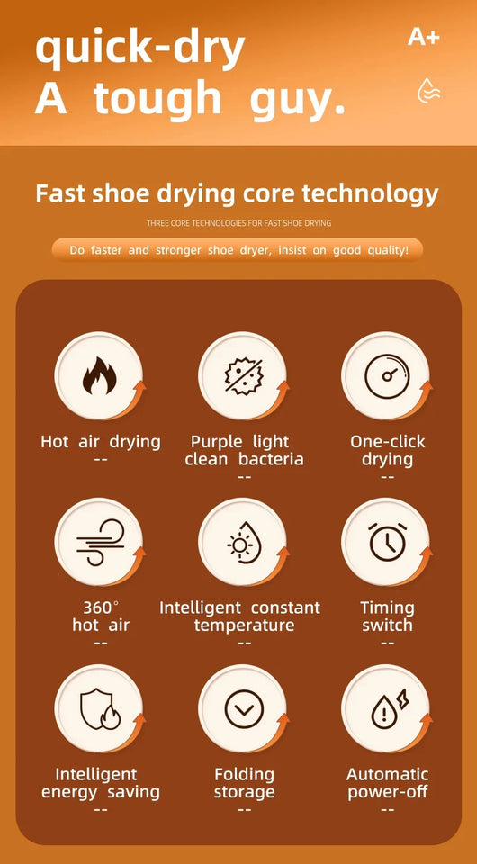 FindersFrenzy Smart Shoe Dryer