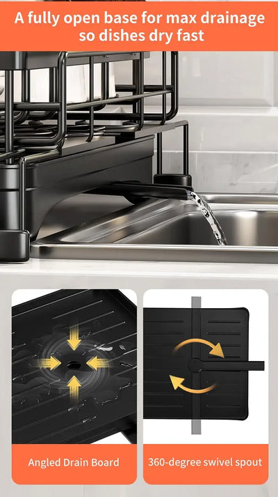 FindersFrenzy Dish Drying Rack