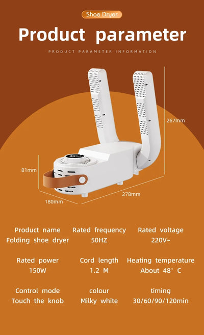 FindersFrenzy Smart Shoe Dryer