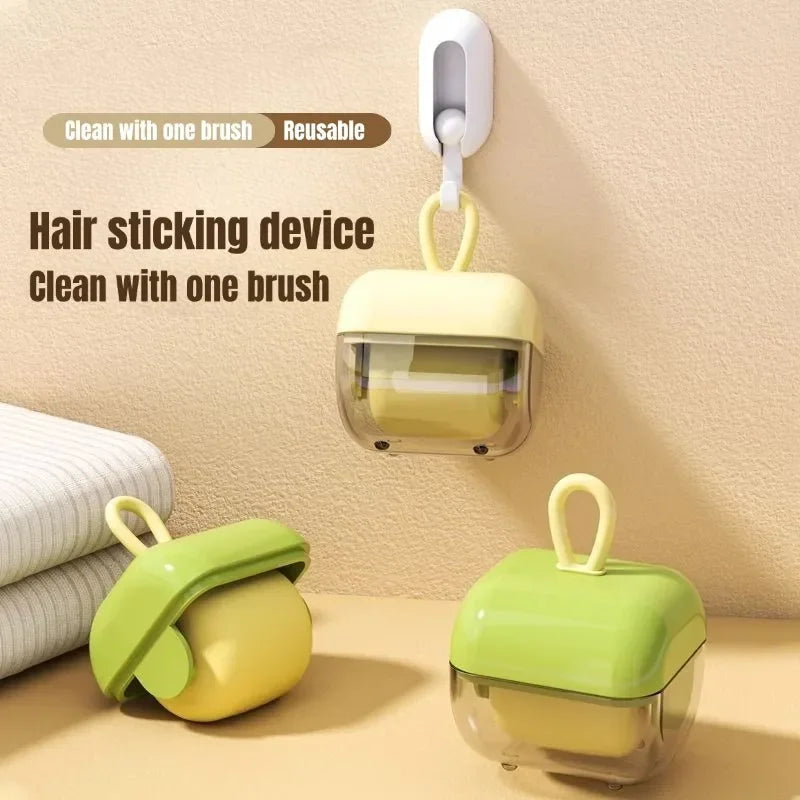 🌀 Mini Reusable Lint Roller – Washable, Strong Adhesive Hair & Dust Remover for Clothes, Pets & Furniture 🐾✨