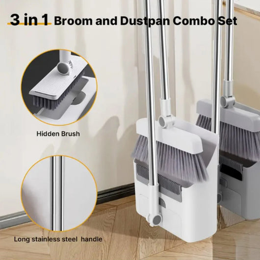 FindersFrenzy Broom & Dustpan Set