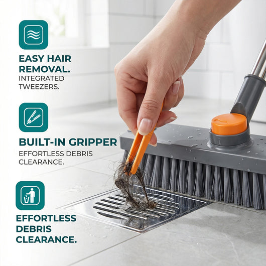 3-in-1 Floor Scrubber Brush