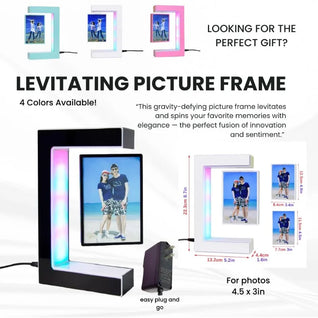 Levitating Rotating Photo Frame