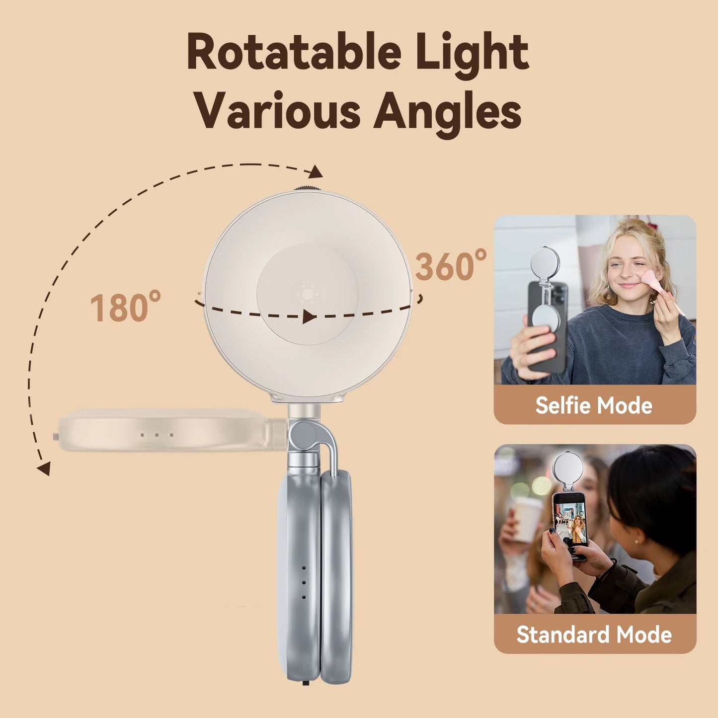 Magnetic Mini Selfie Light – Perfect Lighting Anytime, Anywhere! 💡📸