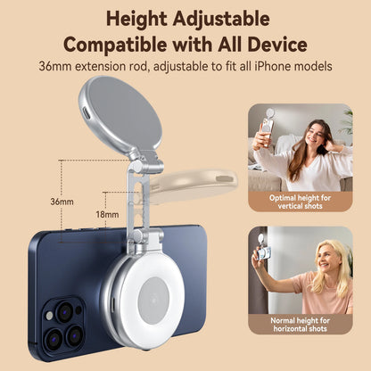 Magnetic Mini Selfie Light – Perfect Lighting Anytime, Anywhere! 💡📸