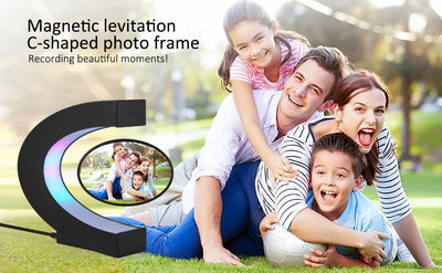 Levitating Rotating Photo Frame