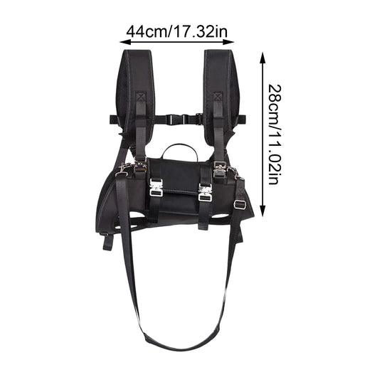 Dog Backpack Carrier - Spine-Friendly for Midium to Large Dogs,Horizontal Design Dog Carrier Adjustable Back Straps for Outdoor