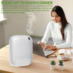 Waterless Essential Oil Diffuser for Home Large Room & Commercial Use, Covers up to 2000 Sq Ft, 400Ml Capacity, DC-12V/1A Plug-In Wall, App Controlled Cold Air Diffuser for Home, Office