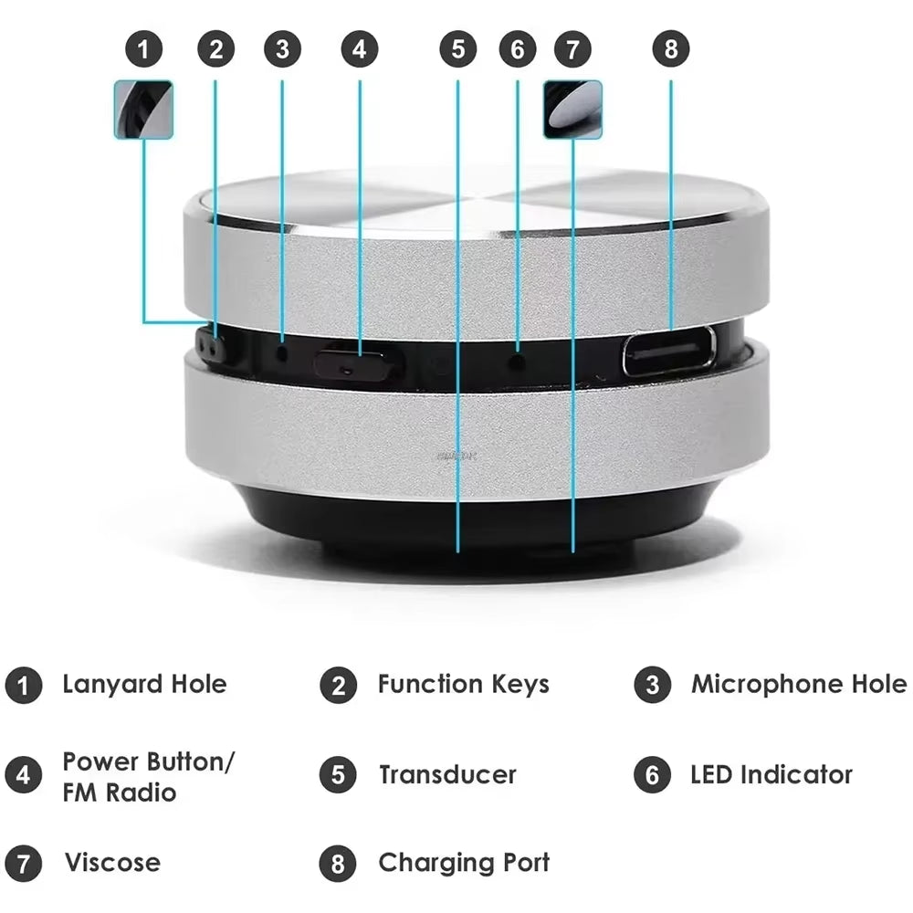 2025 Wireless Stereo Bone Conduction Speaker - Bluetooth-Compatible TWS Hummingbird Design