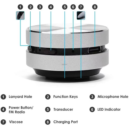 2025 Wireless Stereo Bone Conduction Speaker - Bluetooth-Compatible TWS Hummingbird Design